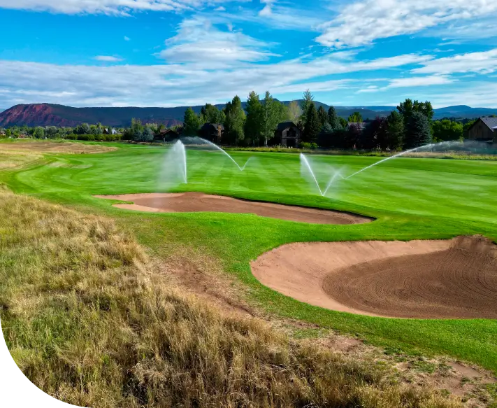 Golf course irrigation
