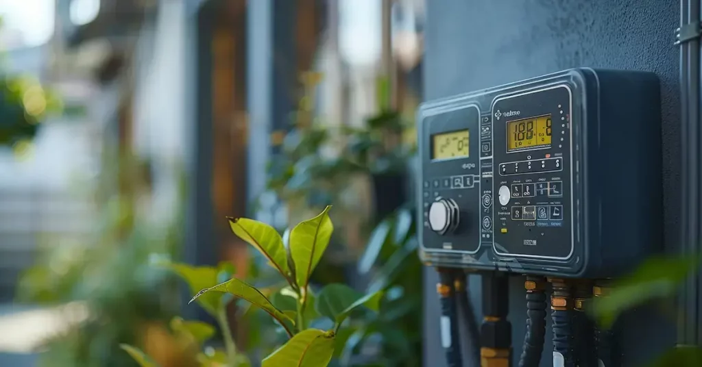 Outdoor digital control panels for a home irrigation system