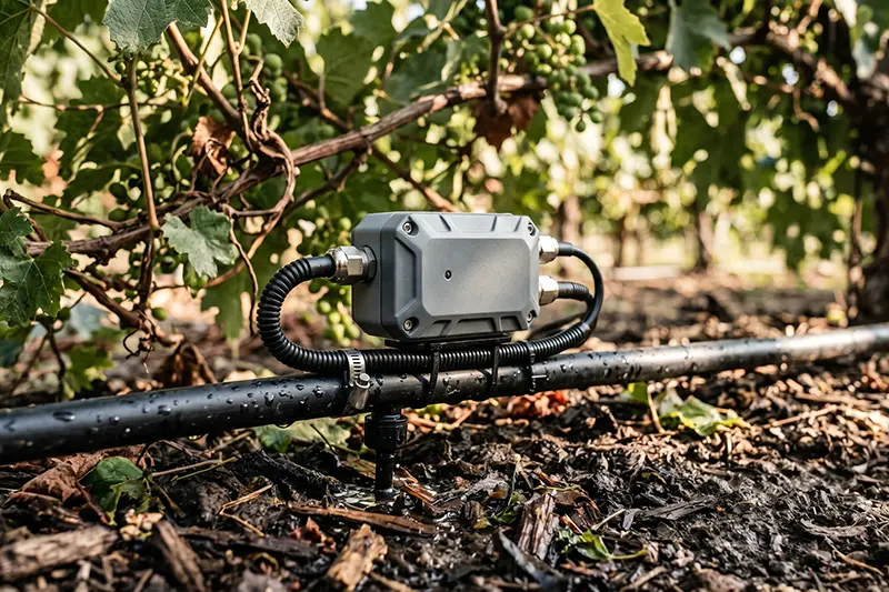 smart irrigation meter with drip line